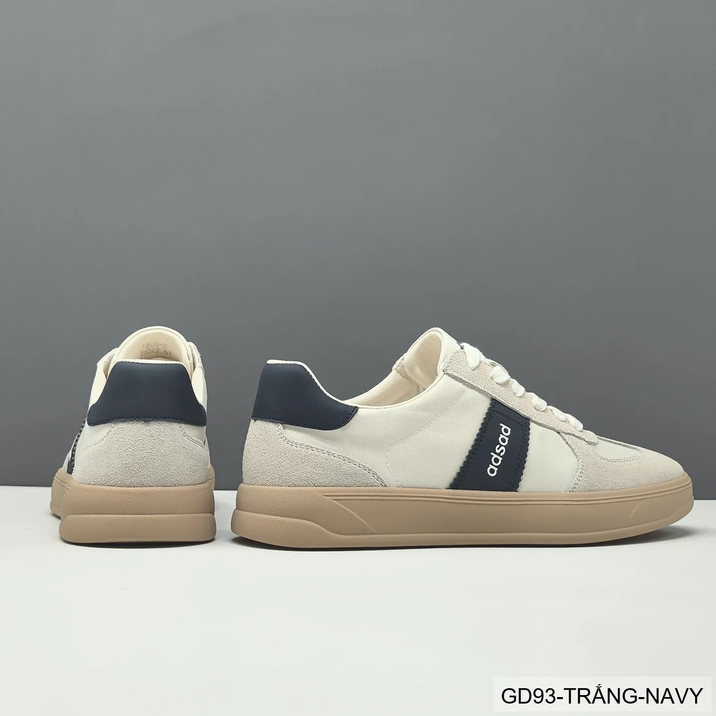 GD93 - Giày nam casual phối màu block, chất liệu da nubuck thoáng khí, phong cách Hàn Quốc trẻ trung - ảnh 4