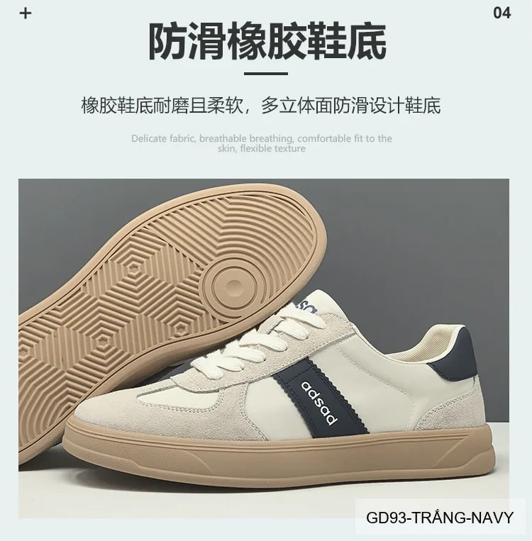 GD93 - Giày nam casual phối màu block, chất liệu da nubuck thoáng khí, phong cách Hàn Quốc trẻ trung - ảnh 15