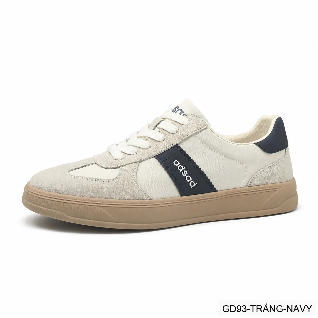 GD93 - Giày nam casual phối màu block, chất liệu da nubuck thoáng khí, phong cách Hàn Quốc trẻ trung
