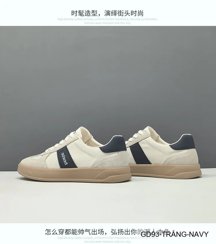 GD93 - Giày nam casual phối màu block, chất liệu da nubuck thoáng khí, phong cách Hàn Quốc trẻ trung - ảnh 7