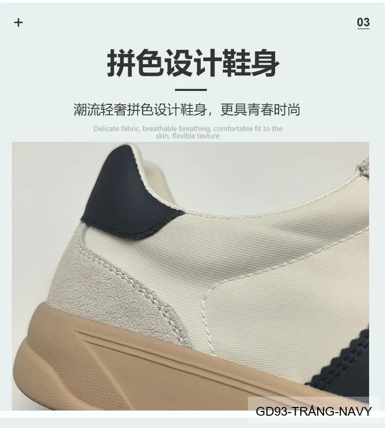GD93 - Giày nam casual phối màu block, chất liệu da nubuck thoáng khí, phong cách Hàn Quốc trẻ trung - ảnh 14