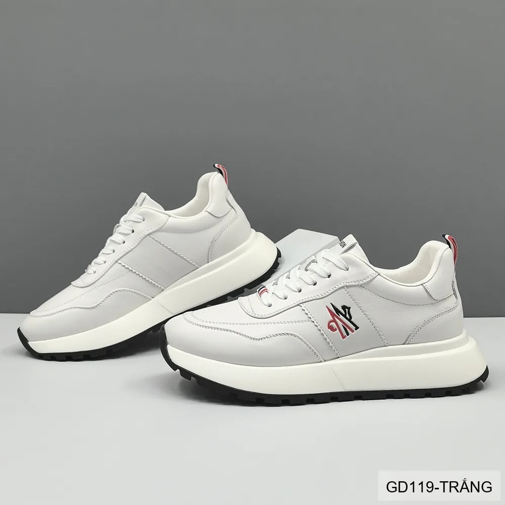 GD119 - Giày thể thao nam da bò thật đế dày tăng chiều cao phong cách Hàn Quốc - ảnh 3