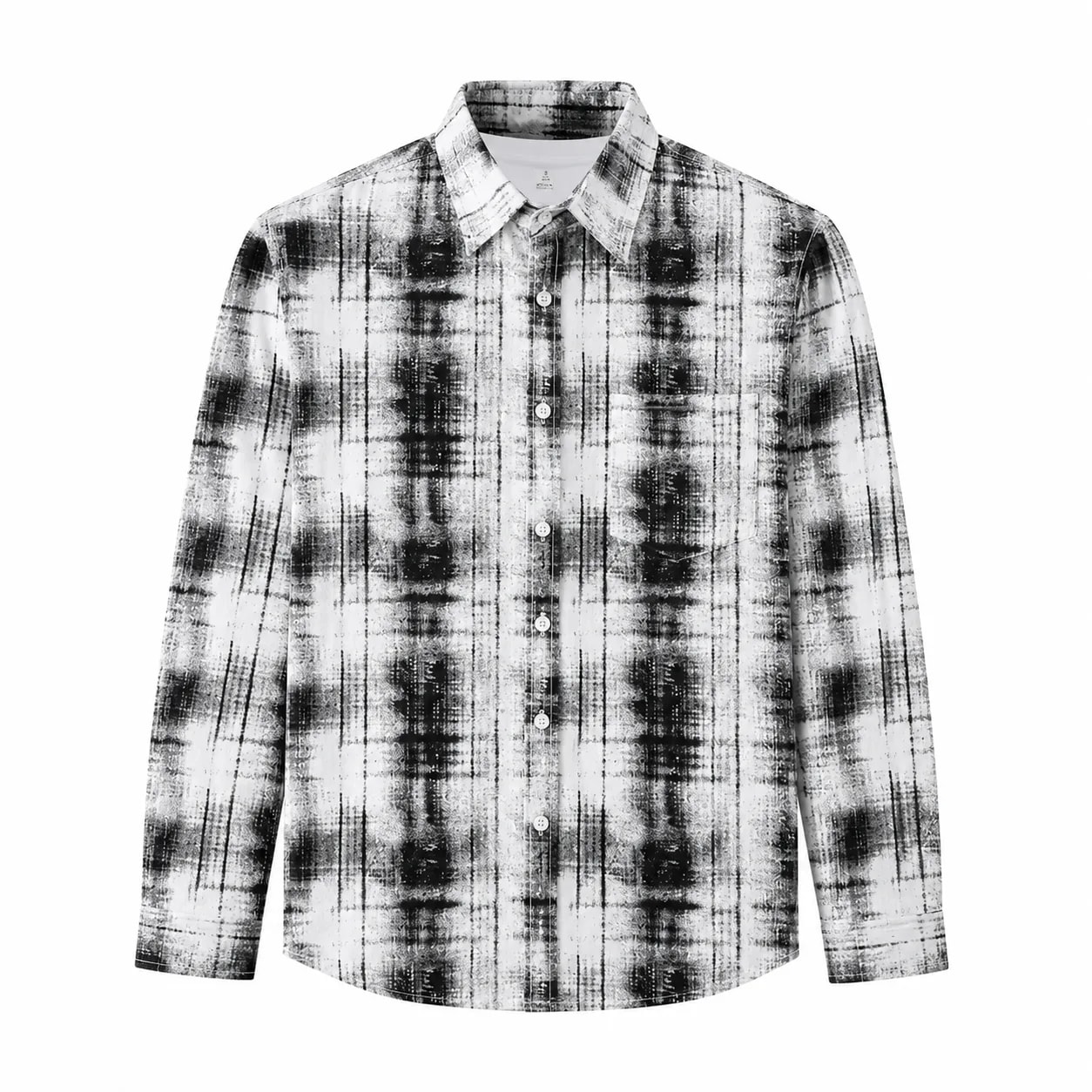 SA4 - Áo sơ mi nam dài tay phong cách Nhật, họa tiết , chất cotton mềm mại, dáng rộng thoải mái