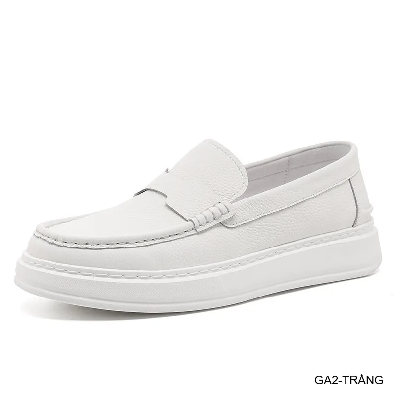 GA2 - Giày lười nam da thật đế mềm phong cách casual Lin Sen