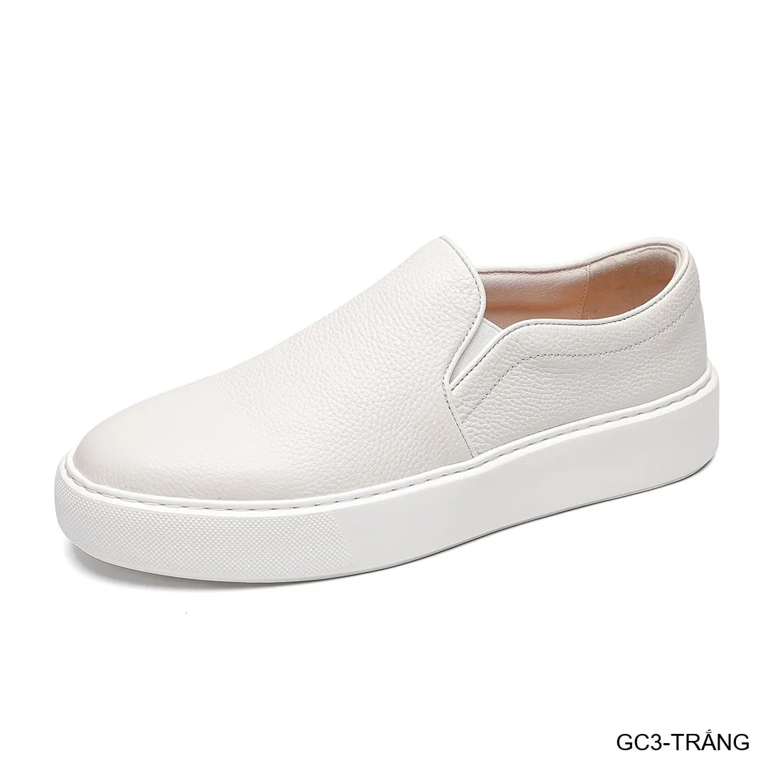 GC3 - Giày Thể Thao Nam Đế Cao Phong Cách Hàn Quốc, Chất Liệu Da , Nhiều Màu
