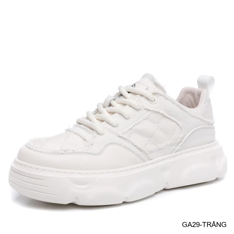 GA29 - Giày thể thao nam đế dày phong cách dad shoes màu trắng thời thượng